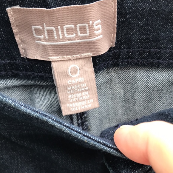 Chico’s Premium Denim Capri Crop Size O NWT - Picture 2 of 7
